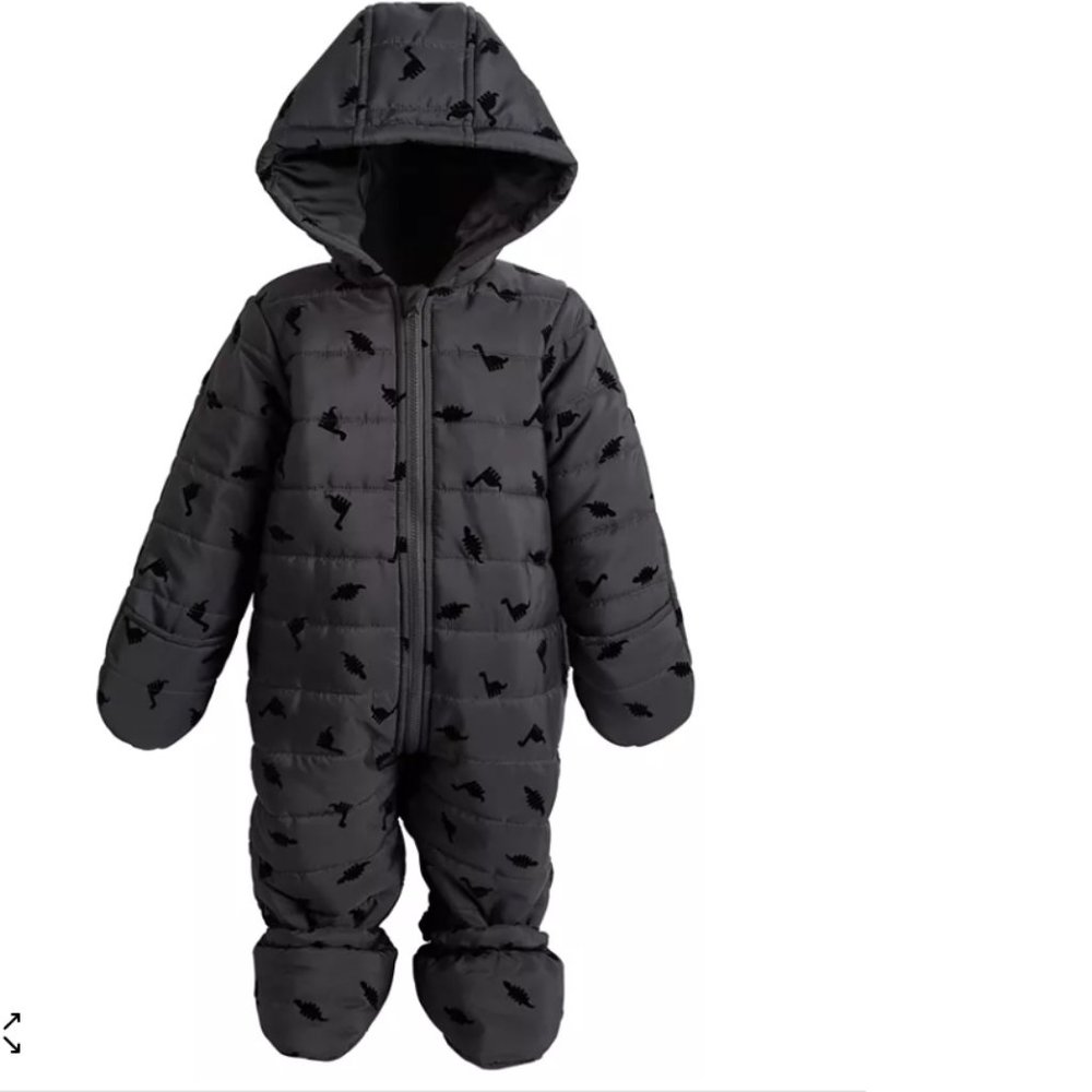 NWT Baby Flocked Snowsuit